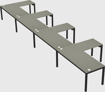 L-shaped desk