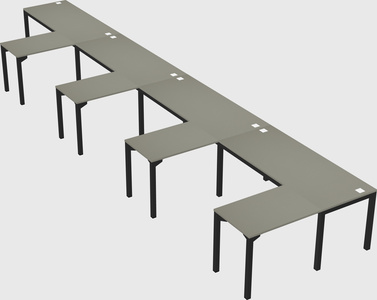 L-shaped desk