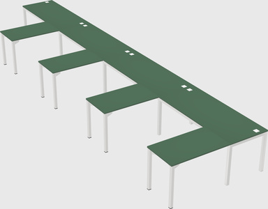 L-shaped desk