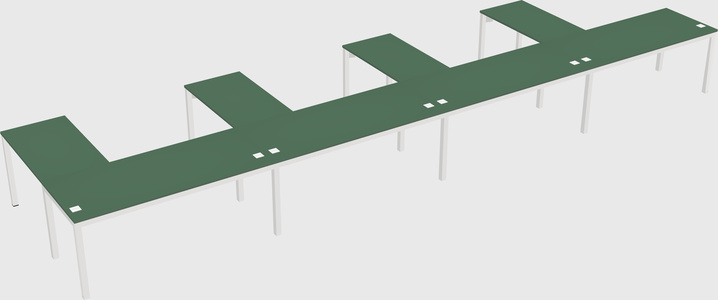 L-shaped desk