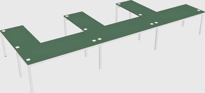 L-shaped desk