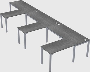 L-shaped desk