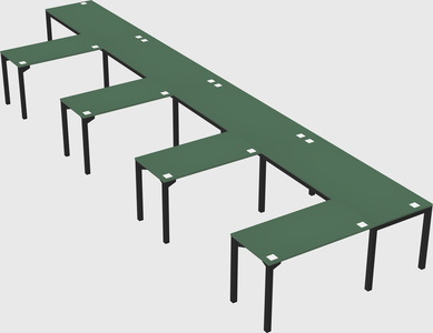 L-shaped desk