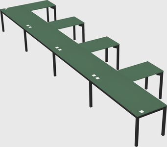 L-shaped desk