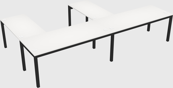L-shaped desk