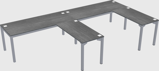 L-shaped desk