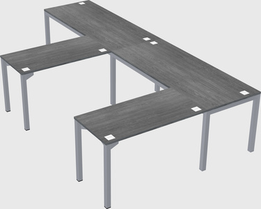 L-shaped desk