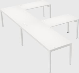 L-shaped desk