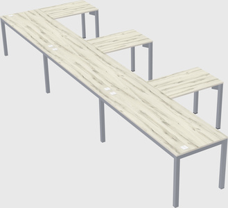 L-shaped desk