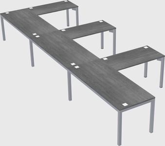 L-shaped desk