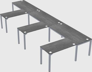 L-shaped desk