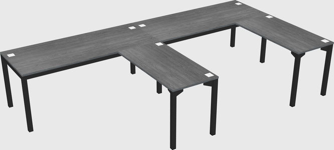 L-shaped desk