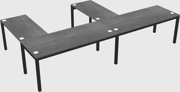 L-shaped desk