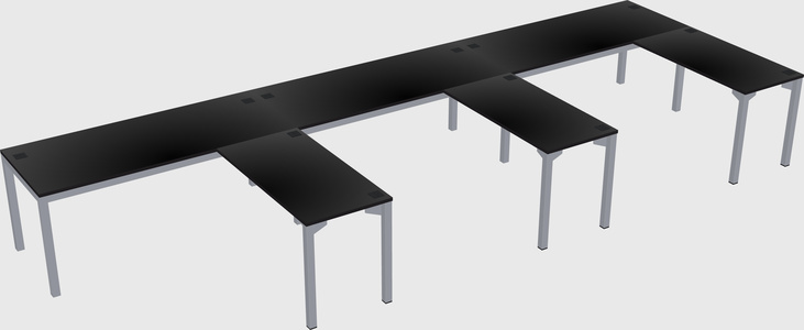 L-shaped desk
