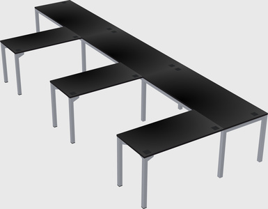 L-shaped desk