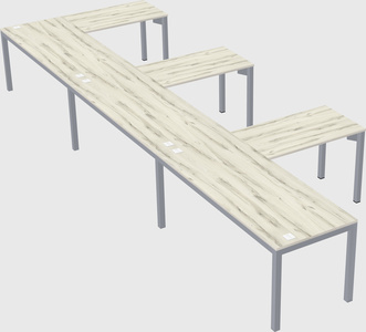 L-shaped desk