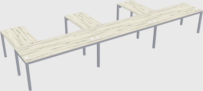 L-shaped desk