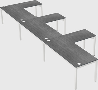 L-shaped desk