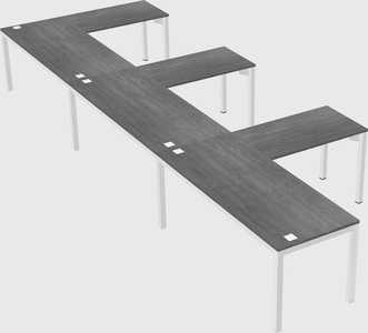 L-shaped desk