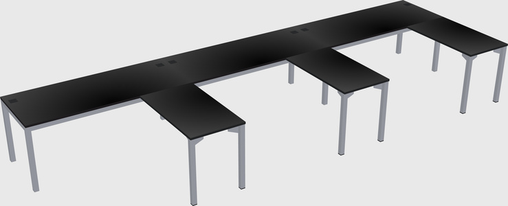L-shaped desk