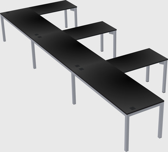 L-shaped desk