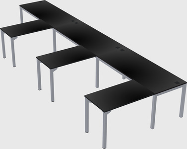 L-shaped desk