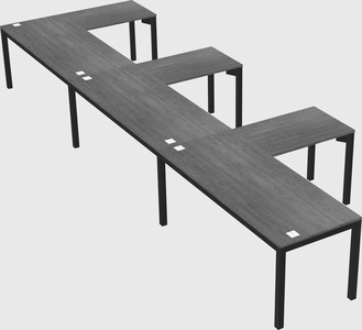 L-shaped desk