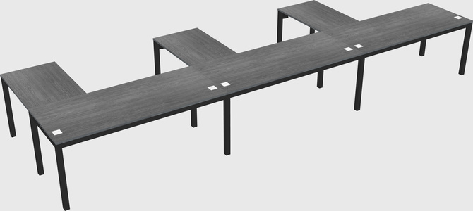 L-shaped desk