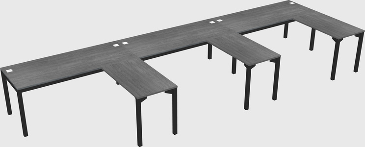 L-shaped desk