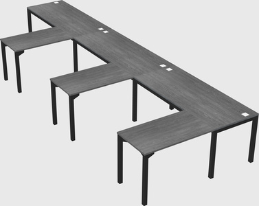 L-shaped desk