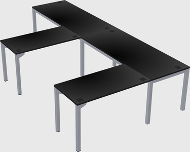 L-shaped desk