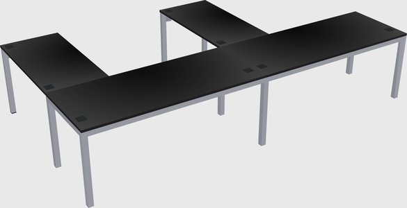 L-shaped desk