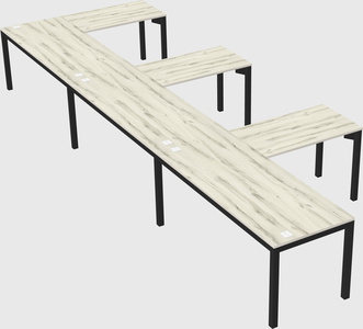 L-shaped desk