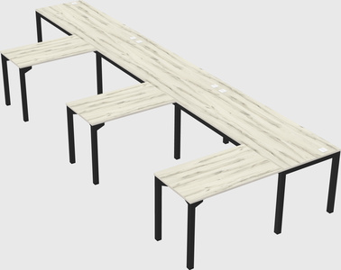 L-shaped desk