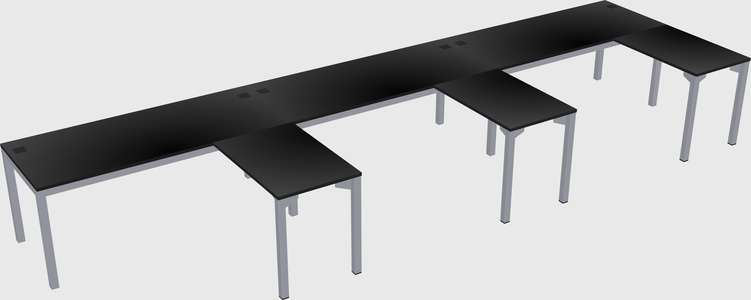 L-shaped desk