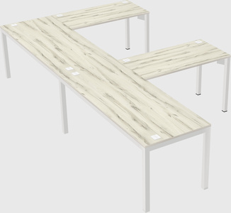 L-shaped desk