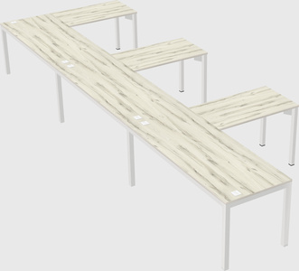 L-shaped desk