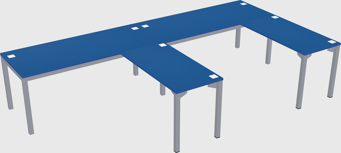 L-shaped desk