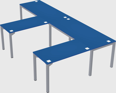 L-shaped desk