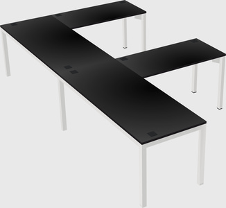 L-shaped desk