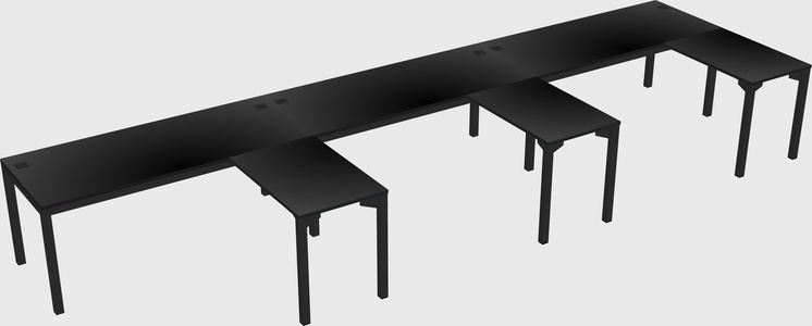 L-shaped desk