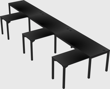 L-shaped desk