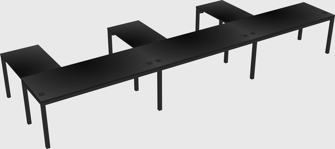 L-shaped desk