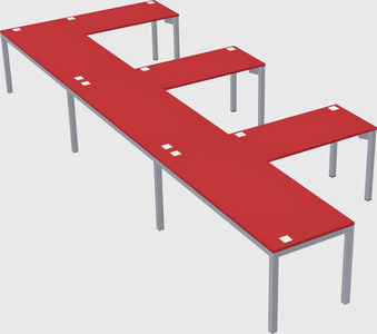 L-shaped desk