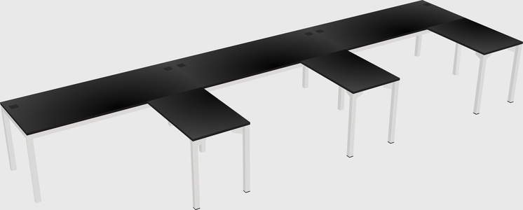 L-shaped desk