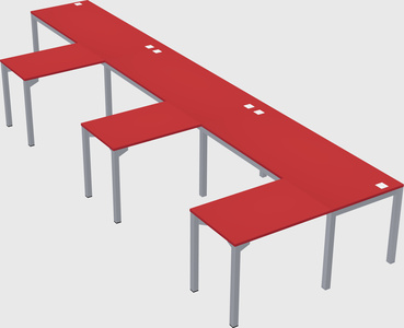 L-shaped desk