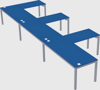 L-shaped desk