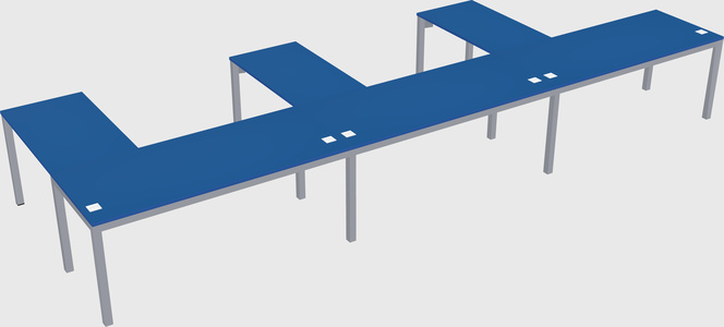L-shaped desk
