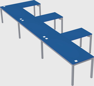 L-shaped desk