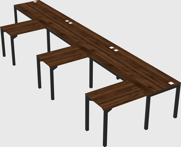 L-shaped desk